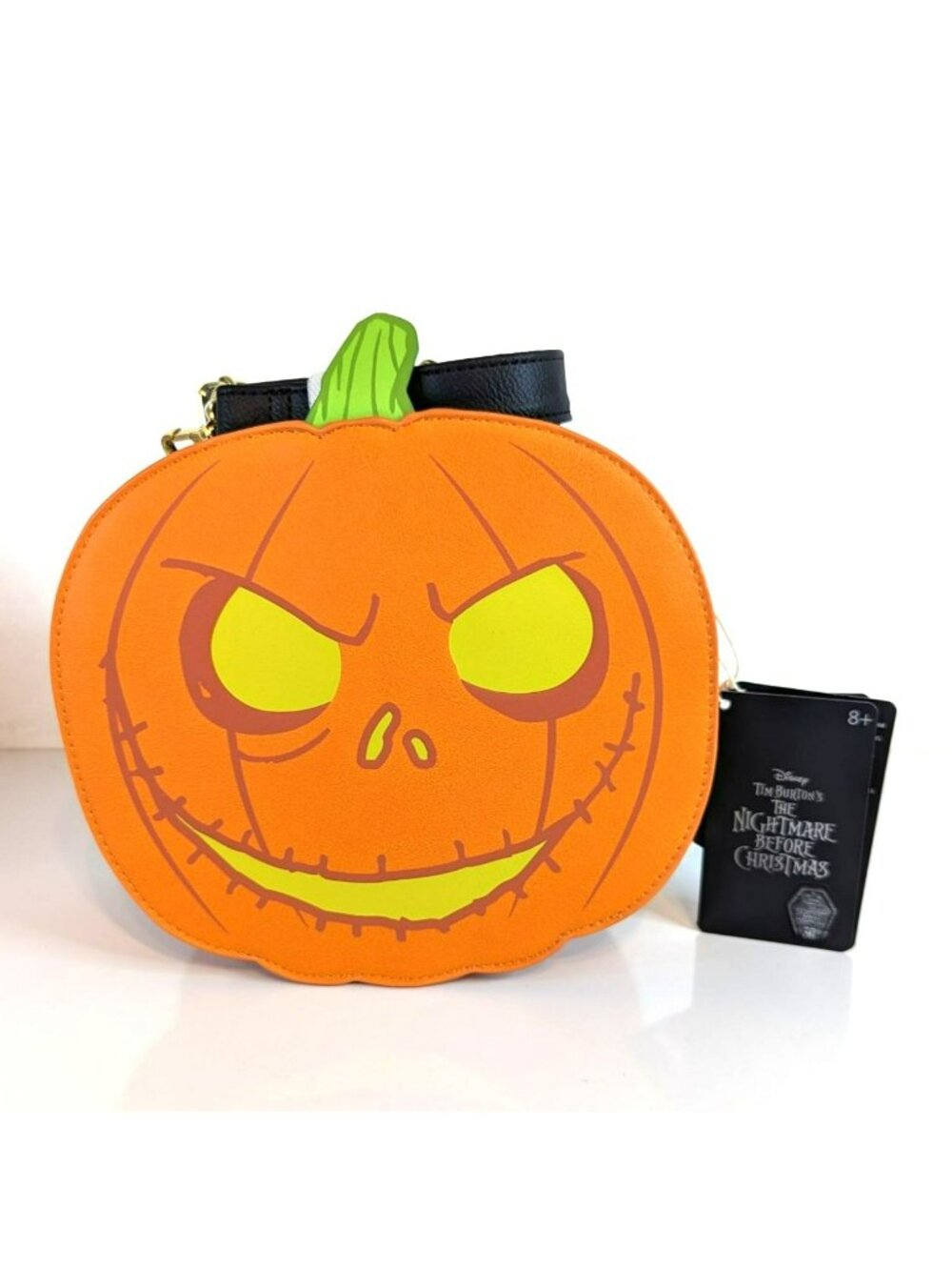 Loungefly Nightmare Before Christmas Jack Skellington Pumpkin Crossbody GITD